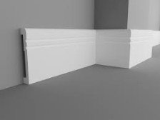 Плинтус-наличник полистирольный Unica UHD42 80х12х2400мм под покраску