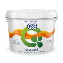 Краска фасадная белая матовая (4,5кг) Formula Q8