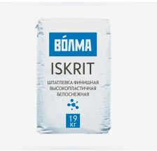 Шпатлевка финишная полимерная ISKRIT (19кг) ВОЛМА