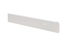 Планка торцевая 38 белая матовая  универсальная