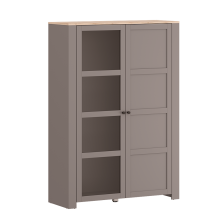 Шкаф "Неаполь" РЗ 1531.04 Агат серый+Дуб солерно