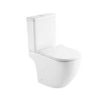 Унитаз Компакт EG312T безободковый, круговой смыв, с тонким сиденьем ДП