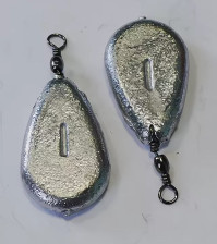 Груз S-FISH Капля плоская с вертлюгом 60гр (3-006) 9917