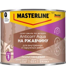 Грунт-эмаль ANTICORR AQUA BW (0,5л) Marshall / MASTERLINE