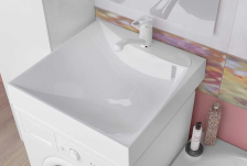 Раковина для установки над стиральной машиной Твист -60 белая 