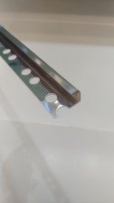 Профиль из нержавеющей стали 10мм ПК13-10НС матовый (001л) 2,7м