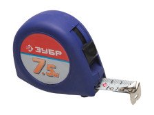 Рулетка 7,5мх25мм ЗУБР СТАНДАРТ 34016-8