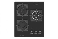 Варочная поверхность газовая ПВГ 2100-01 К33 (45х52,5х10см)(цвет:черный, варочная поверхность:стекло)