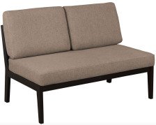 Диван-скамья мягкая, массив, Uno Latte, венге лак (кат3)