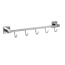 Вешалка 5 крючков GFmark прямая, квадрат, хром 84206