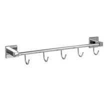 Вешалка 5 крючков GFmark прямая, квадрат, хром 84206