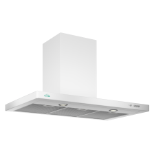 Вытяжка Эликор Квадра 90П-650 белый диодные лампы