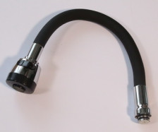 Излив для кухни GS 2512.Black гибкий 3/4 насадка - аэратор/душ, черный