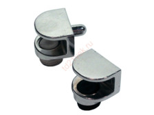 Полкодержатель для стекла со штырем хром