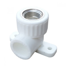 Уголок полипропиленовый комбинированный с креплением D25-1/2 внутренняя резьба Valfex