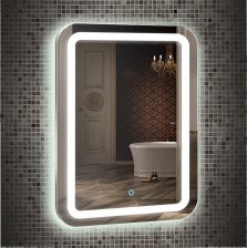 Зеркало Мальта 550х800 с LED-подсветкой, сенсорный выключатель