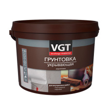 Грунтовка ВД-АК-0301 для внутренних работ укрывающая белая (3кг) ВГТ