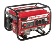 Генератор BRAIT BR3800-CU 3,2 кВт, 220 бензиновый