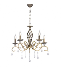 Люстра SR 1208/5 AB D580 x H540(760) 5х40W E14