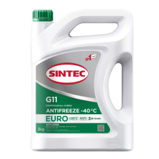 Антифриз SINTEC EURO G-11 3кг зеленый