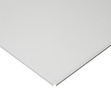Плита потолочная металлическая (600х600) белый матовый Албес T24