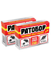 Приманка тесто брикеты РАТОБОР 150г