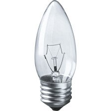 Лампа B CL 40W Е27 (свеча прозрачная) Navigator