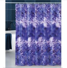 Штора для ванной комнаты 180х180см AQUA-PRIME ПВХ с кольцами 025D1