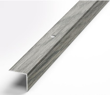 Порог Лука ПУ05 угол 1,8 м дуб муссон грей (050) 20х20 мм