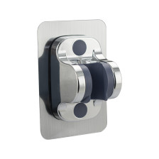 Кронштейн для душевой лейки САНАКС самоклеящийся, пластик/хром 0015