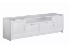Тумба 2 двери 2 ящика СИРИУС белая 156х47