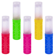 Пенал-тубус 190х45 мм ПИФАГОР пластиковый асорти