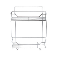 Полка MILARDO Grid 2-ярусная прямая GRICS2CM44 сталь/никель-хром