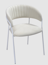 Стул "Сирена" (Ткань, Velur, v 17 (светло-бежевый), softBL)