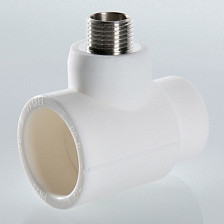 Тройник полипропиленовый коллекторный 40х3/4 наружная резьба VALTEC