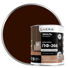Эмаль ПФ-266 красно-коричневая (3кг) Лакра