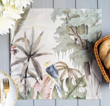 Салфетка сервировочная 40х40 саржа Этель Райский сад