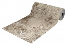 Коврик-дорожка 1,0м icarpet Print Мрамор 136 бежево-коричневый