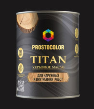 Масло кроющее TITAN антрацит (0,75 л) Prostocolor