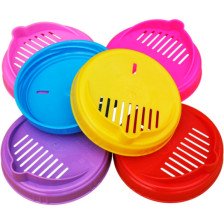 Крышка полиэтилен для слива СКО цветная