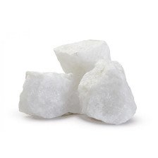 Камни для бани Кварцит белый кубики (10кг)
