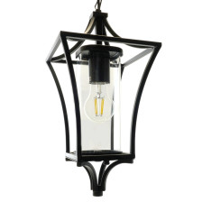 Светильник садово-парковый 60W Е27 черный PL735 на цепочке