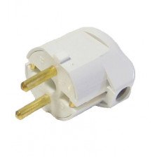 Вилка В16-242 16А 250В з/к угловая