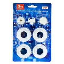 Комплект для подключения радиатора 1/2" в блистере STI