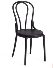 Кресло пластм черное THONET