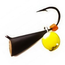 Мормышка вольфрамовая Wormix37 Конус с бусинкой НЕОН d-2,5 0,4гр (338) цвет желтый 