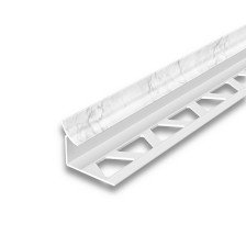 Закладка 9-10 мм внутренняя мрамор белый 2,5 м Вп9