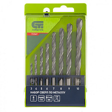 Набор сверл по металлу 8шт 3-10мм пластиковый кейс СИБРТЕХ 72349 