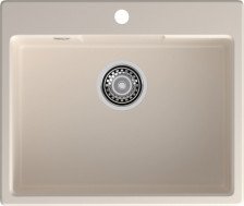Мойка 580х490 искусственный камень белый GF-UR-658