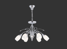 Люстра SR 59216R/6 CH L600 x W600 x H360 6х40W E14